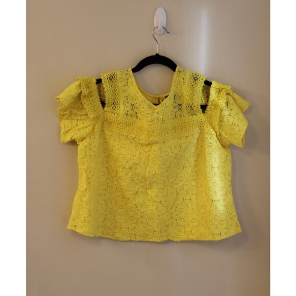 Project Runaway Women’s Yellow Blouse Size XXL - Picture 1 of 5